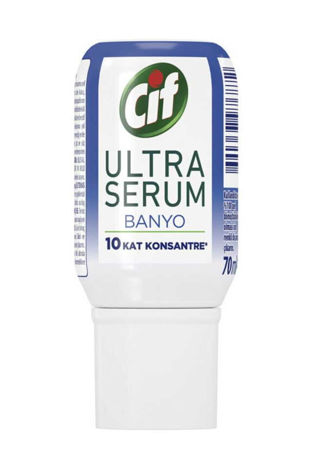 Cif Power-Shine Banyo 750 ML İçin Ultra Serum 70 Ml Banyo Kireç Çözücü Kapsül