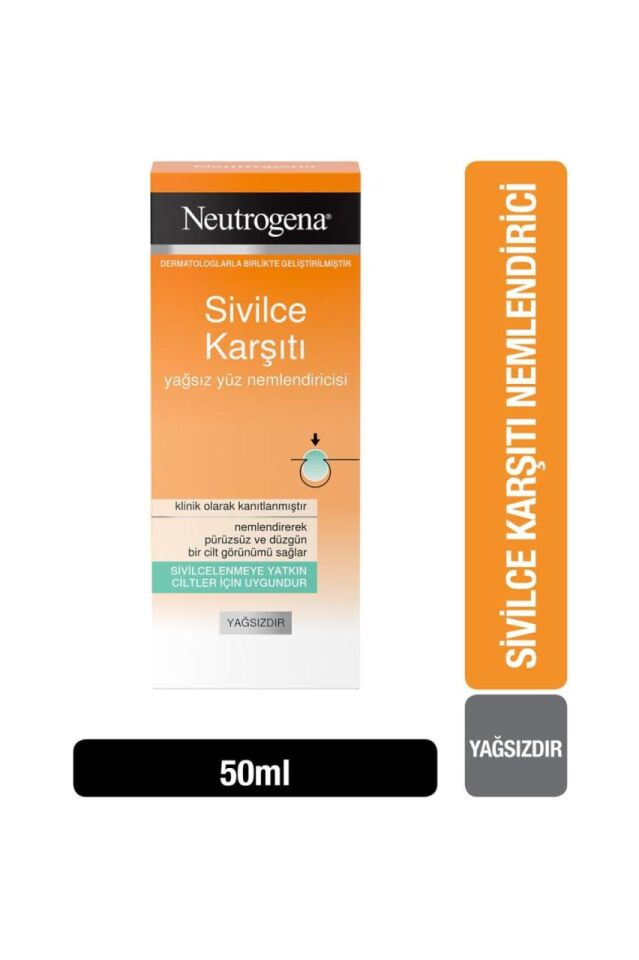 Neutrogena Sivilce Karşıtı Yağsız Yüz Nemlendirici 50 ml