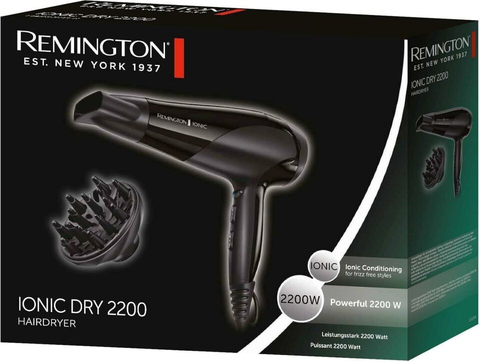 Remington Ionic Dry 2200 Watt Turbo Profesyonel Fön ve Saç Kurutma Makinesi