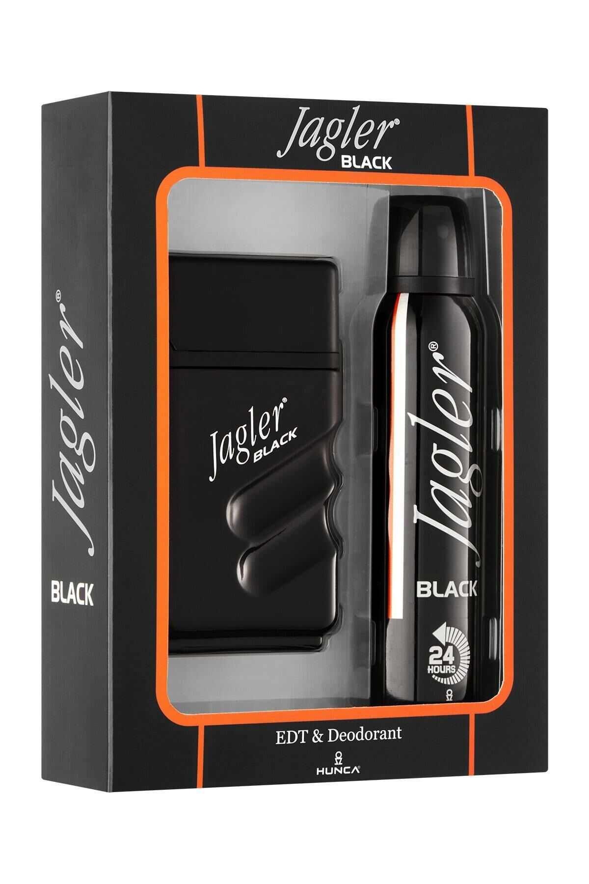Jagler Black Set 90ML EDT + Deodorant 150ML Erkek Parfüm