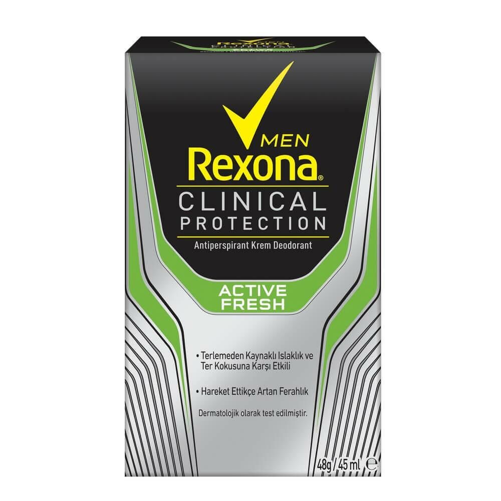 Rexona Stick Men Clinical Protection Erkek Deodorant Active Fresh 45 ml