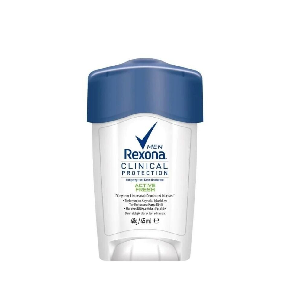 Rexona Stick Men Clinical Protection Erkek Deodorant Active Fresh 45 ml