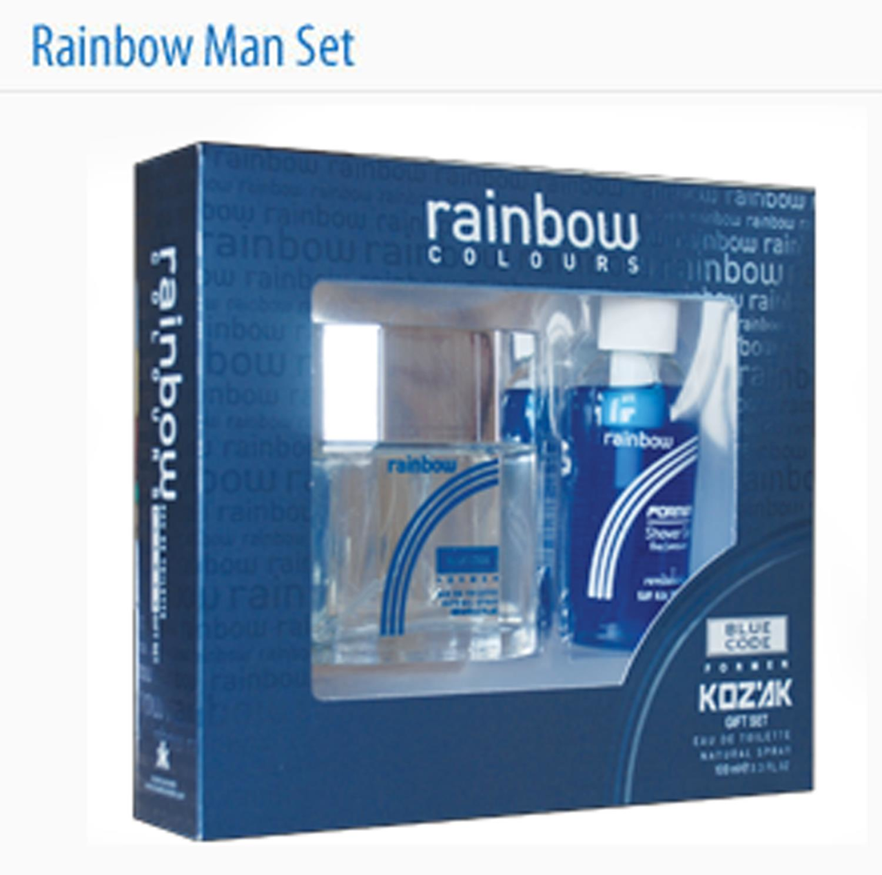 Rainbow 100 Ml Erkek Edt + Body Losyon Blue Code