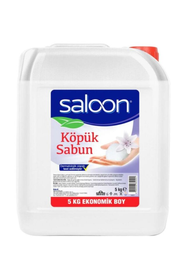 SALOON Köpük Sabun Şeffaf Floral 5 Lt