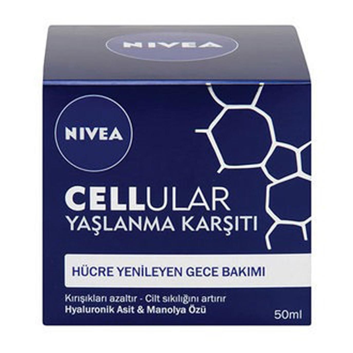 Nivea Cellular Yaşlanma Karşıtı Hücre Yenileyici Gece Kremi Spf 15 50 ml