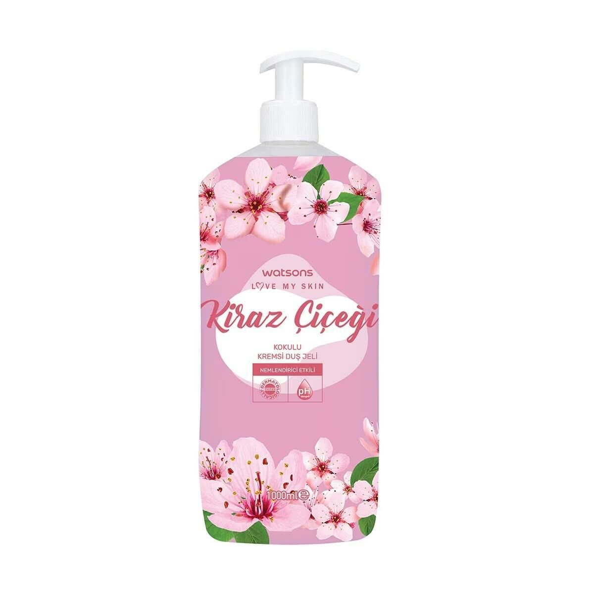 Watsons Kremsi Duş Jeli 1000 Ml Kiraz Çiçeği