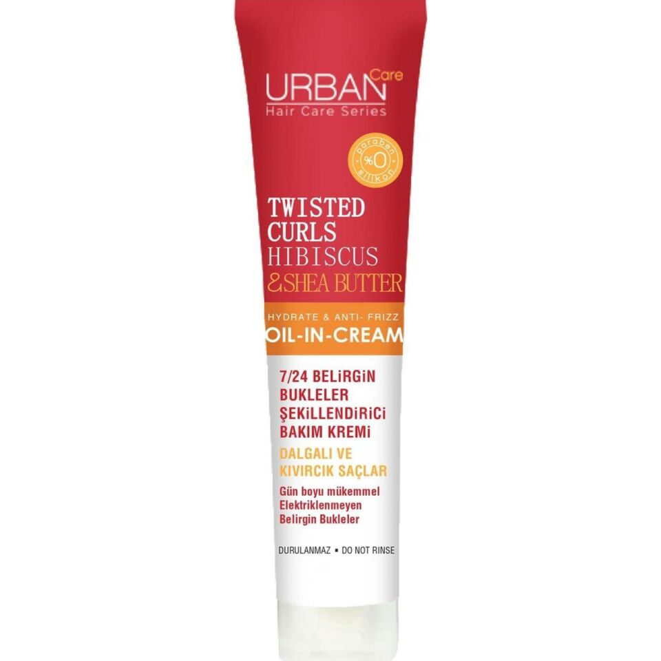 Urban Care Hibiscus Ve Shea Yağı Içeren Bukle Belirginleştirici Durulanmayan Bakım Kremi 175 ml