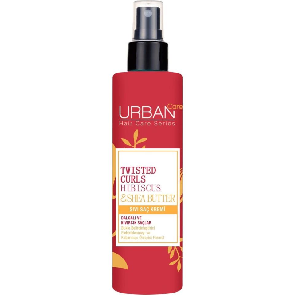 Urban Care Hibiscus ve Shea Yağı İçeren Bukle Belirginleştirici Sıvı Saç Bakım Kremi 200 ml