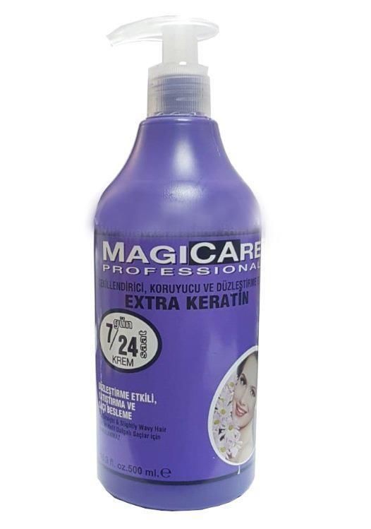 Magicare 7/24 Saç Kremi 500 ML Mor Extra Keratin Düzleştirme Etkili