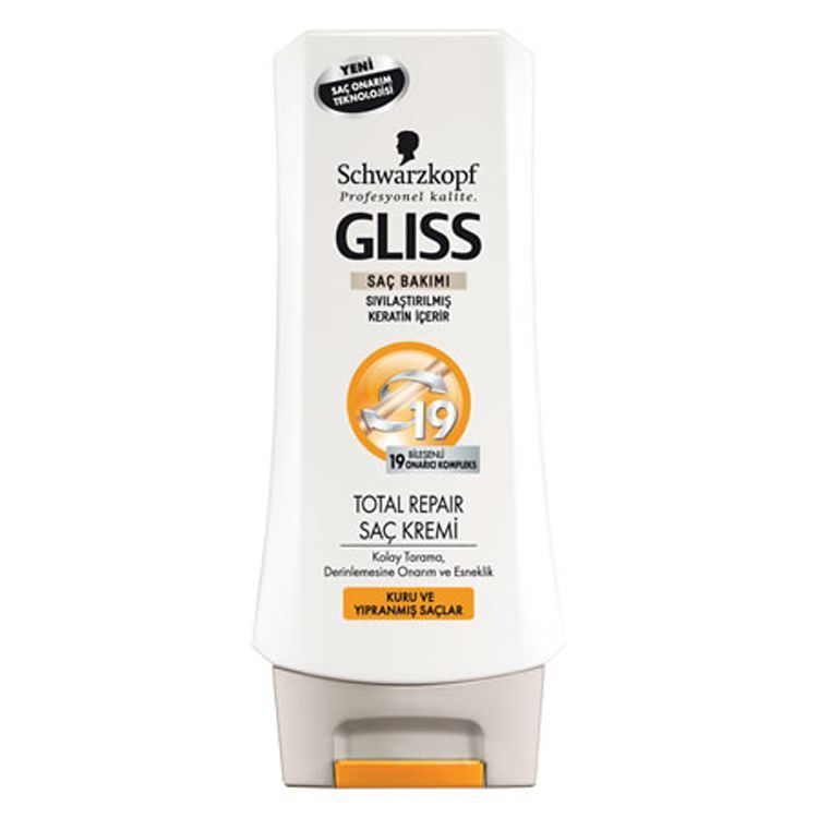 Gliss Total Repair Kuru ve Yıpranmış Saçlar Saç Kremi 400 ml