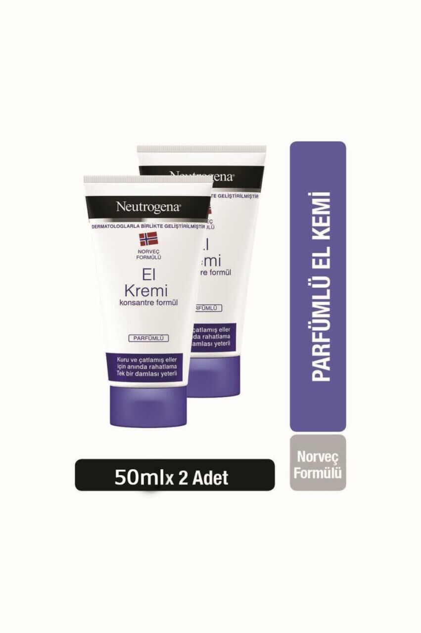 2 Adet Neutrogena El Kremi Parfümlü 50 Ml Norveç Formüllü
