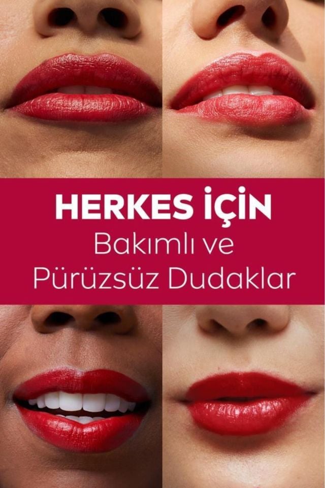 Nivea Lip Balm Bakımlı ve Renkli Dudak Balmı Kırmızı 4,8Gr Red Nemlendırme,Spf30,Doğal Yağlar,E Vitamini,Dudak Ve Yanaklar Için