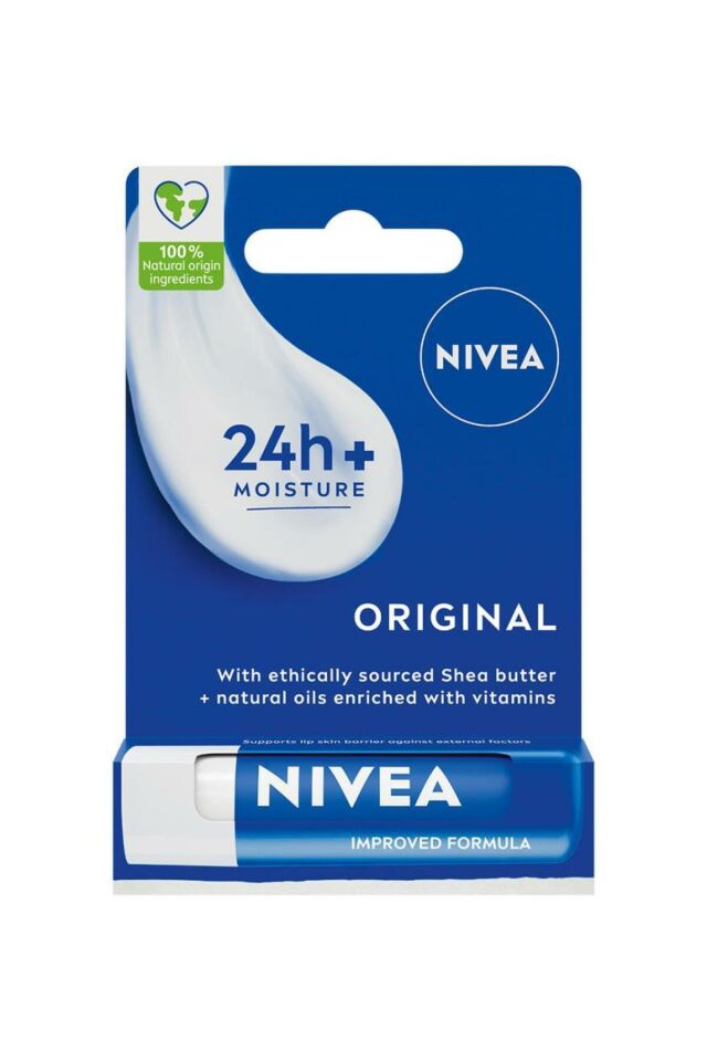 Nivea Lip Original Care Dudak Bakım Krem 4.8 g Shea Yağı ve Doğal Yağlar