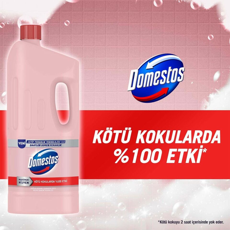 Domestos Çamaşır Suyu Beyaz Sabun Ferahlığı 1850 Ml