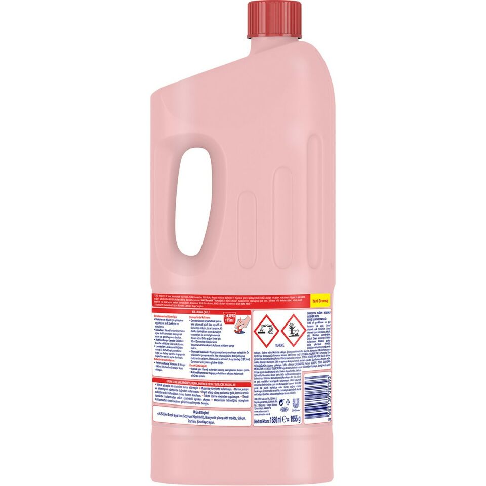 Domestos Çamaşır Suyu Beyaz Sabun Ferahlığı 1850 Ml