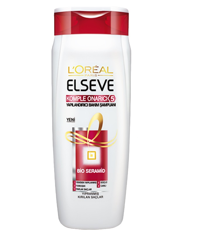 Elseve Komple Onarıcı Şampuan 360 ml Yıpranmış Saçlar için