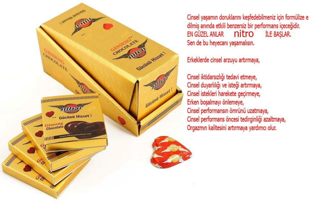 Nitro Max Gold Enerji Çikolatası