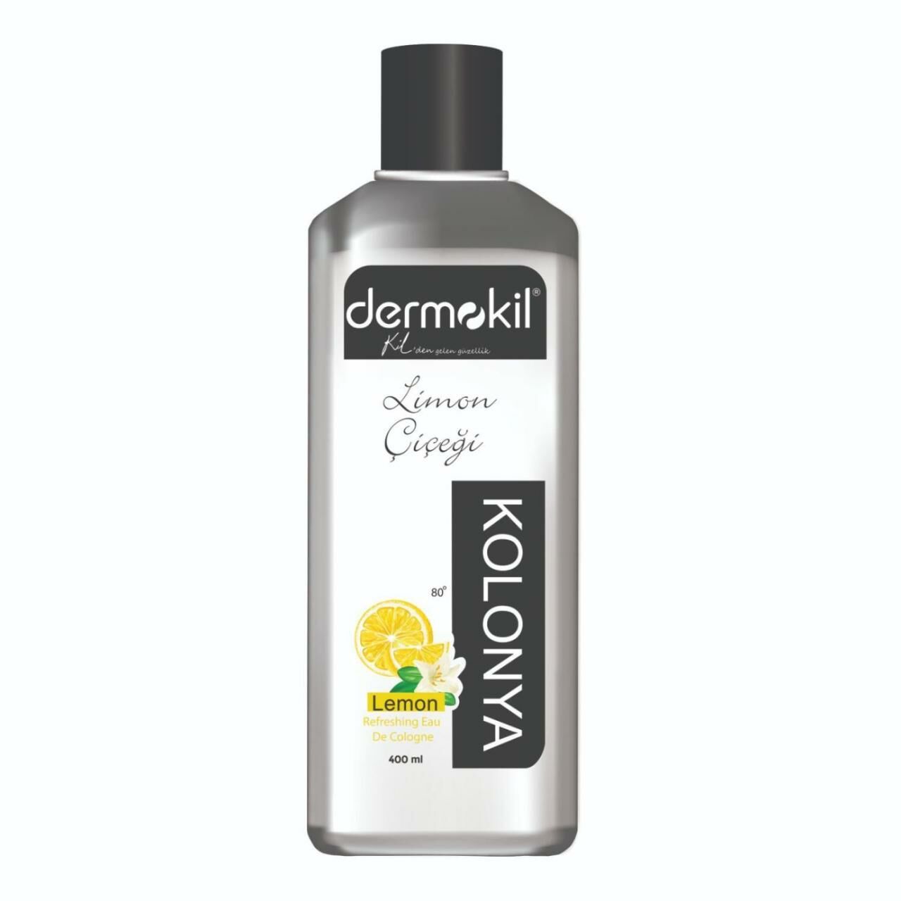 Dermokil Limon Çiçeği Kolonyası Pvc 400 ml 80 Derece