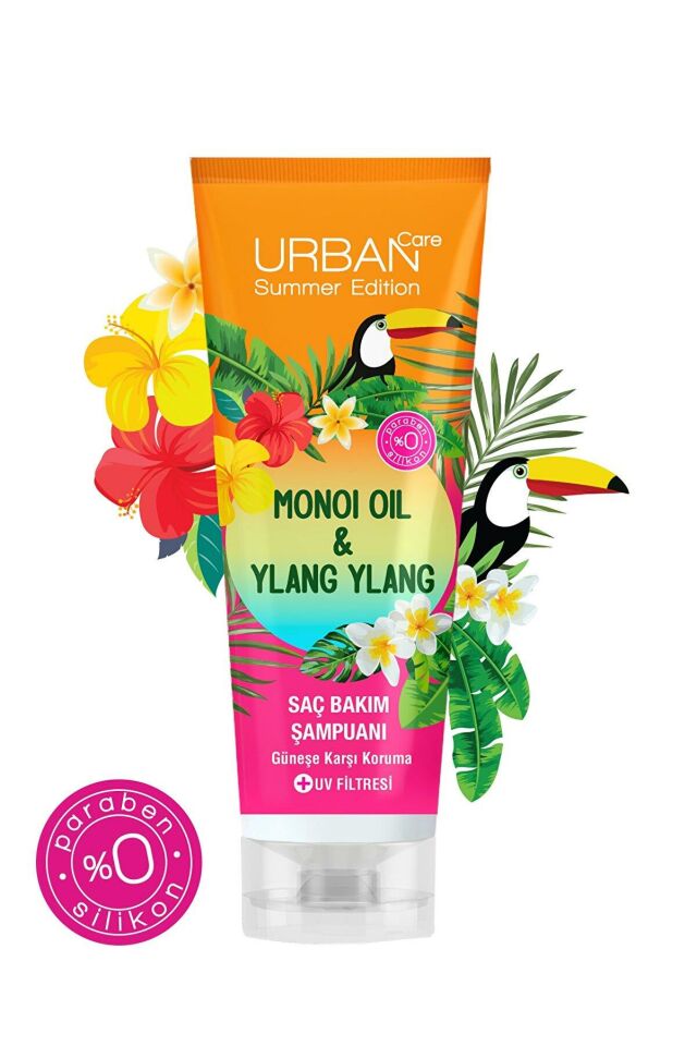 Urban Care Urban Summer Edition Monoi Oil & Ylang Ylang Saç Bakım Şampuanı +Uv Filtresi 250ML