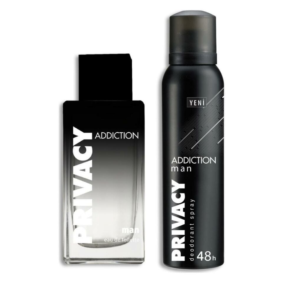 Privacy Addiction EDT 100 ml + 150 ml Deodorant Erkek Parfüm Set