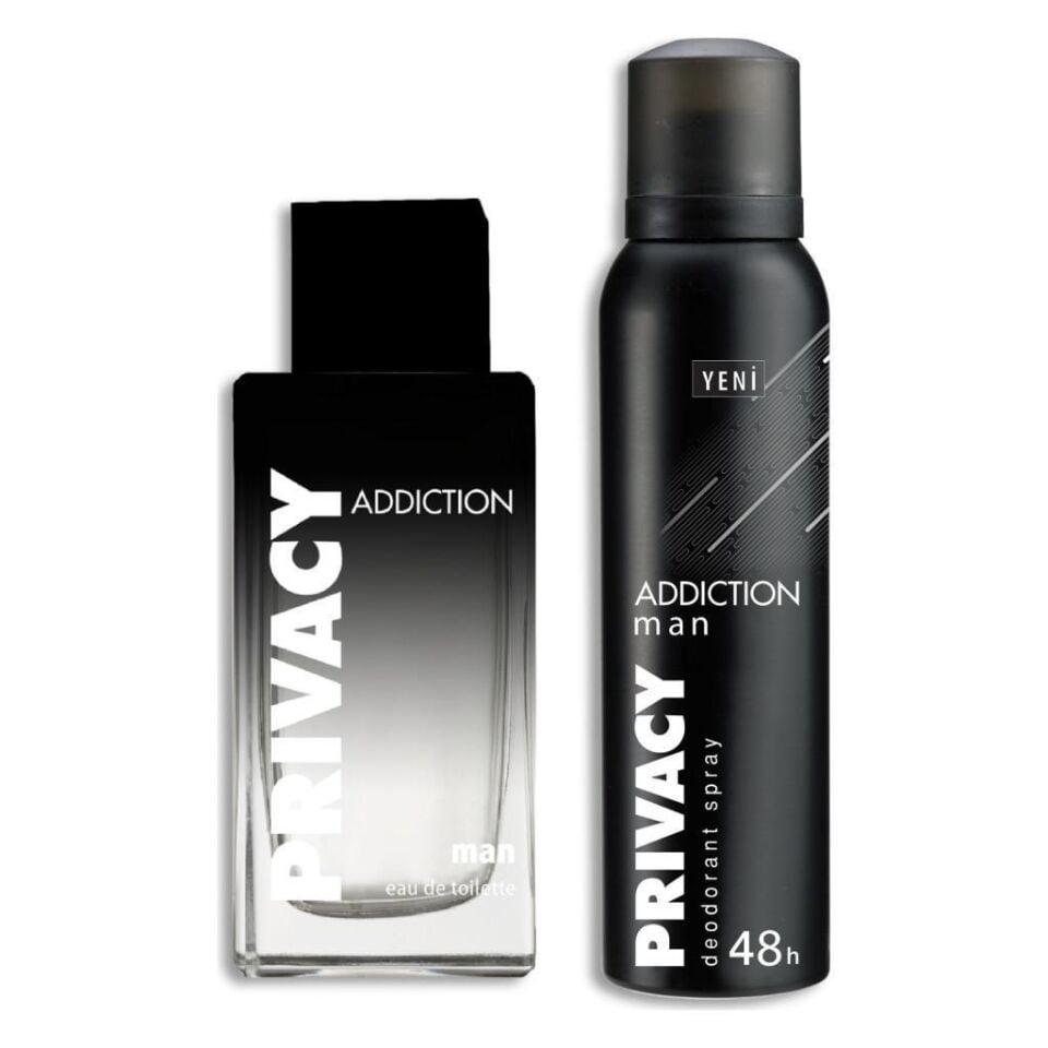 Privacy Addiction EDT 100 Ml + 150 Ml Deodorant Erkek Parfüm Set