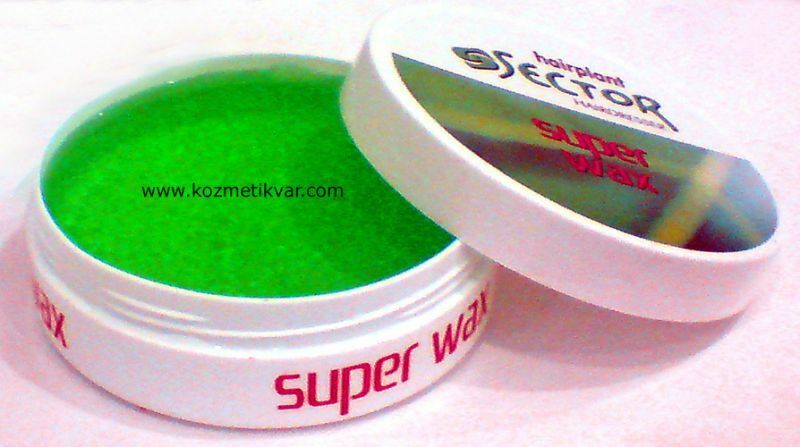 Sector Süper Wax Hairdrasser 150ML Yeşil Hairplant - Normal  150 Ml