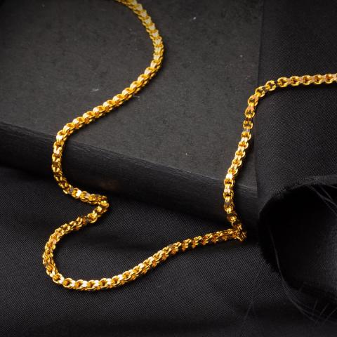 65 cm. 14 Ayar Altın Köstek Zincir