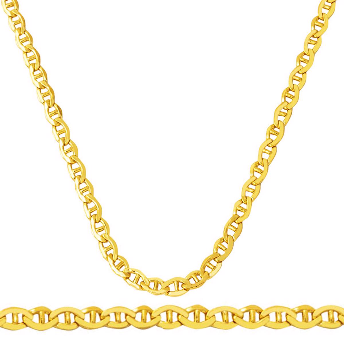 14 Ayar Mariner Altın Zincir - 65 cm