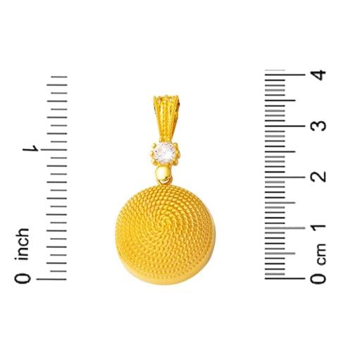 Beypazarı Altın Kolye Ucu 2 cm Çaplı