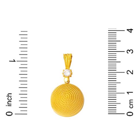 Beypazarı Altın Kolye Ucu 1,5 cm Çaplı