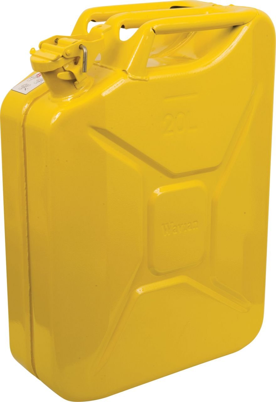 Sarı Metal Benzin Bidon 20Lt