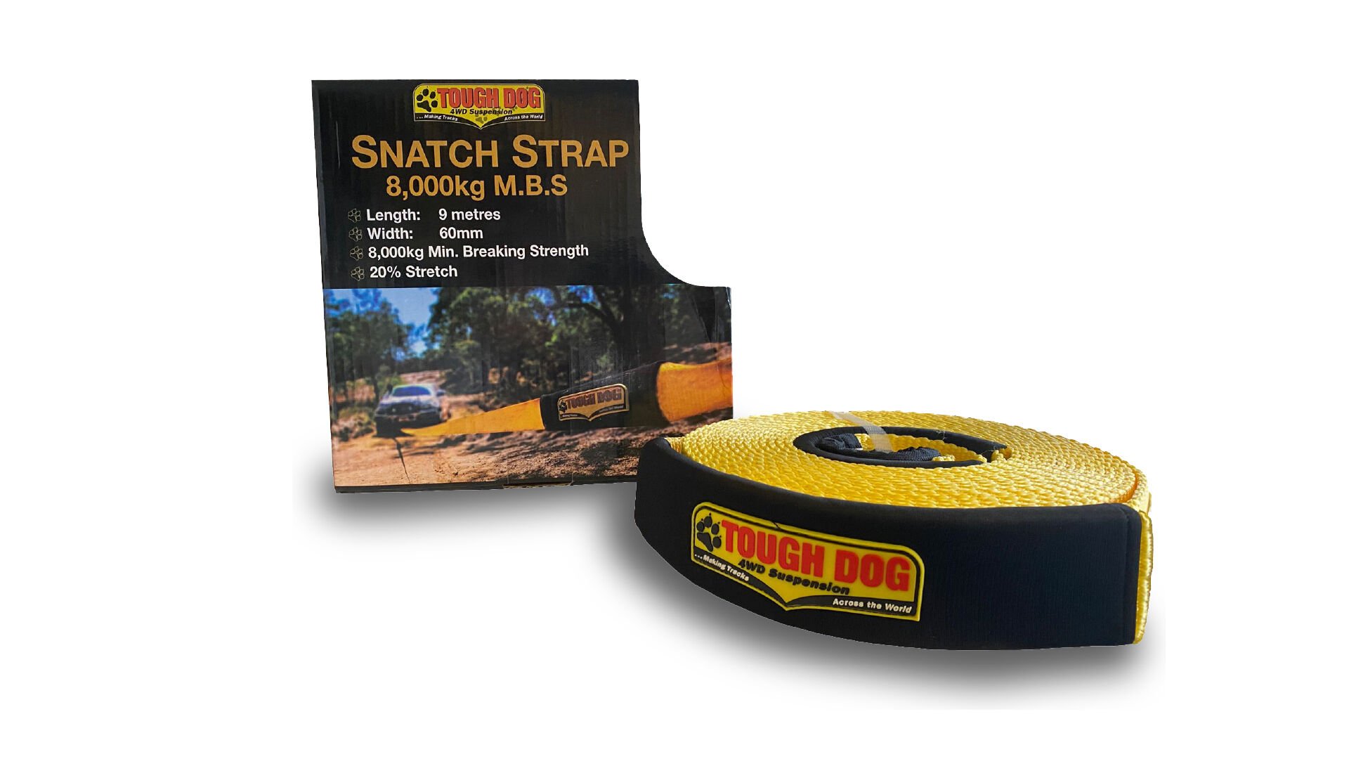 TOUGH DOG Strap 8 Ton 9 Metre Sarı