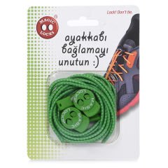 Magic Locks Ayakkabı Bağcığı Yeşil