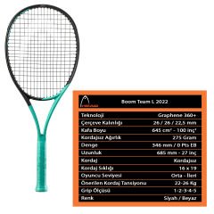 Head Boom Team L 2022 Kordajsız Tenis Raketi