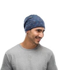 Buff Merıno Lıghtweıght Multıstrıpes Denım Bandana