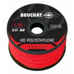 BEUCHAT Zıpkın Makara İpi Naylon Dyneema 50m, 1,5mm, 200 kg