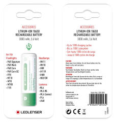 Ledlenser 18650 pil 3000 mAh