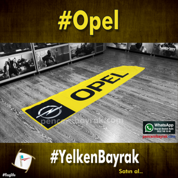 Yelken Bayrağı | Opel Logolu