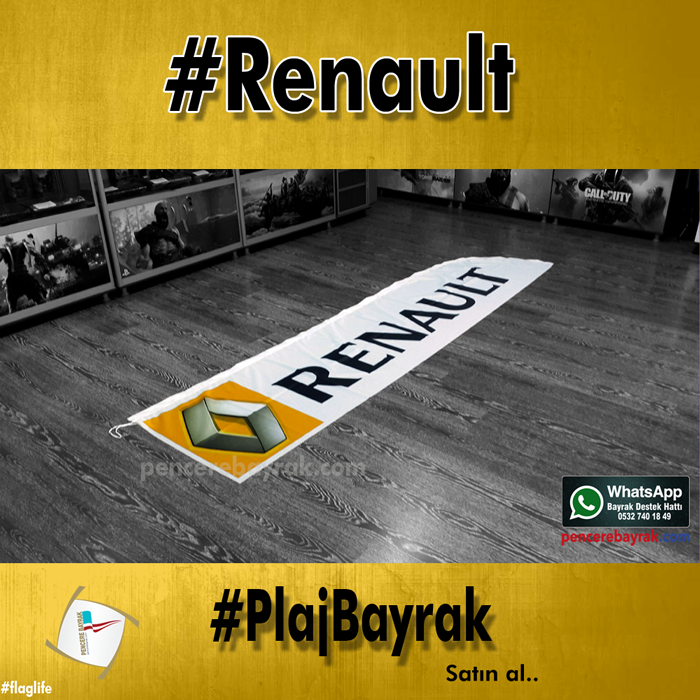 Renault Plaj Bayrak