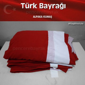Türk bayrağı | 600x900 cm | Alpaka Kumaş