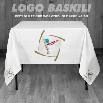 Logo Baskılı Masa Örtüsü ( Size Özel İmalat )