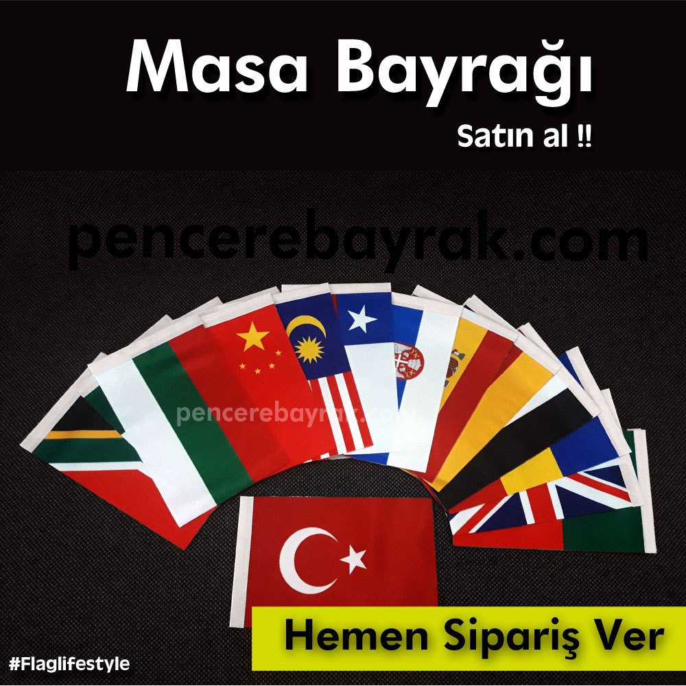 Masa bayrak üretimi