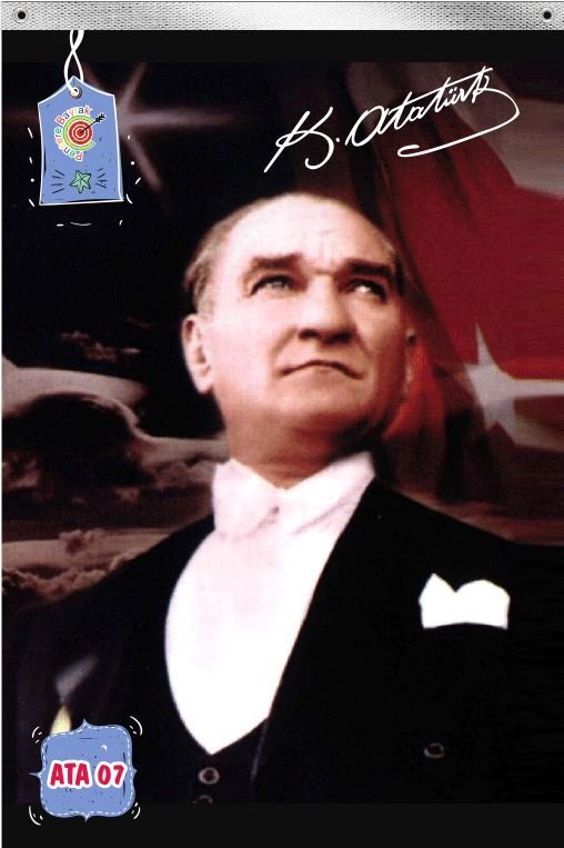 Atatürk Posteri Bayrağı Çeşitli Ebatlarda İmalat ATA 07