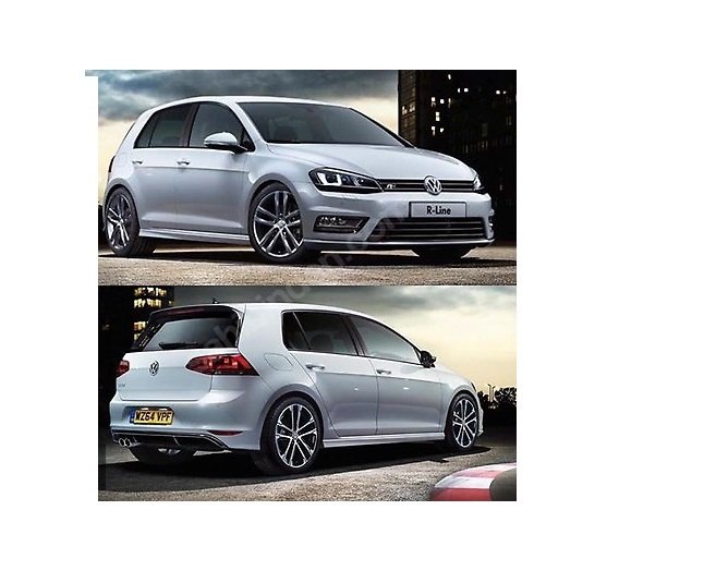 VW GOLF 7 2012- PLASTİK R LİNE BODY KİT SETİ