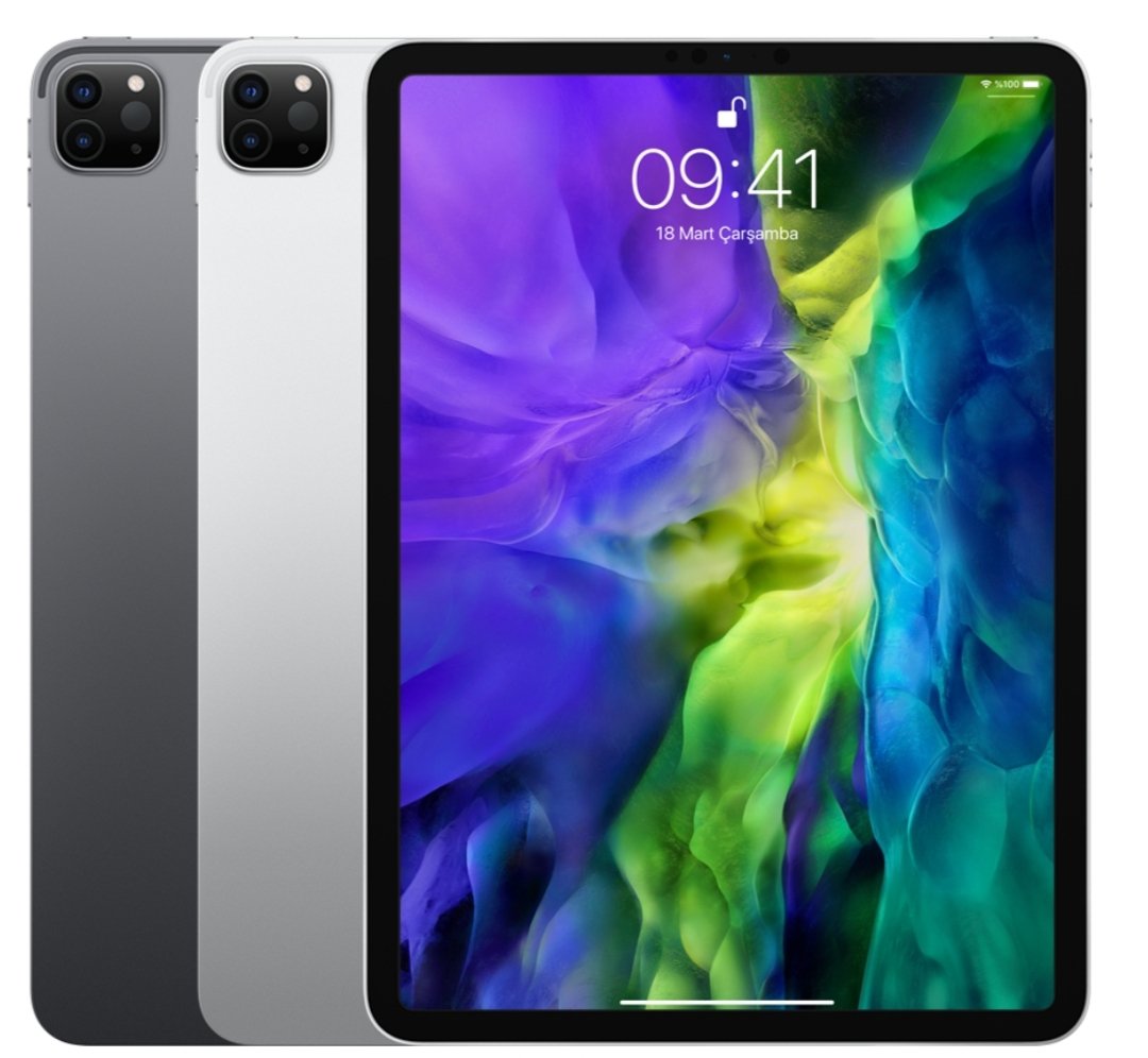 İPAD PRO, 512gb, WİFİ+ CELLULAR uzay grisi ve gümüş. ProMotion teknolojisine sahip 12.9 inç Liquid Retina ekran A12Z Bionic çip Magic Keyboard ve Smart Keyboard Folio ile uyumluluk Apple Pencil (2. nesil) ile uyumluluk.