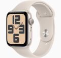 Apple Watch SE GPS 40mm Yıldız Işığı Alüminyum Kasa ve Yıldız Işığı Spor Kordon - M/L - MR9V3TU/A