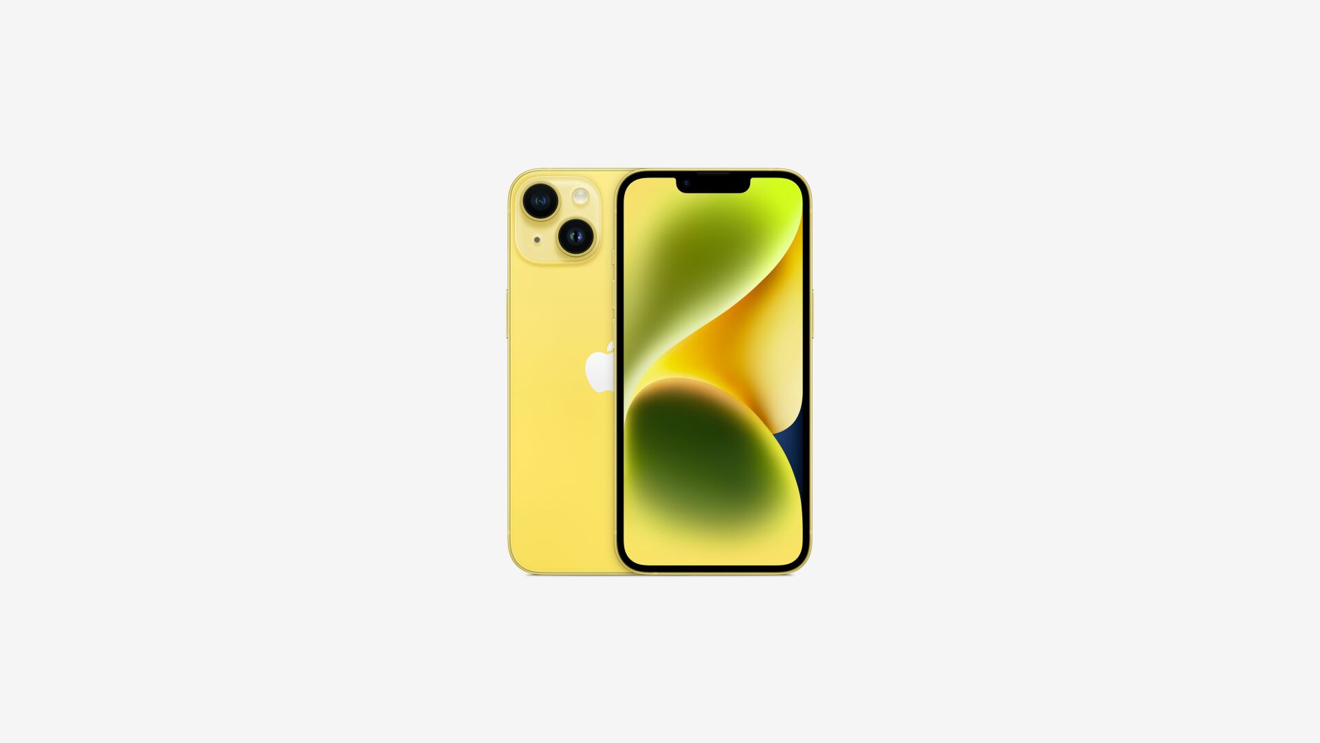 iPhone 14 sarı  6.1 inç ekran