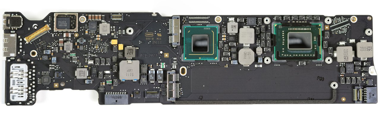 A1465 anakart A 820-3435-A Macbook Air 11'' için i7, 1.7ghz 8Gb yıl 2014