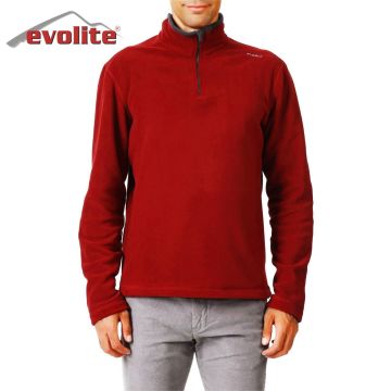 Evolite Fuga Bay Mikro Polar Sweater - Bordo