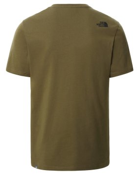 The North Face Woodcut Dome T-Shirt Erkek Haki